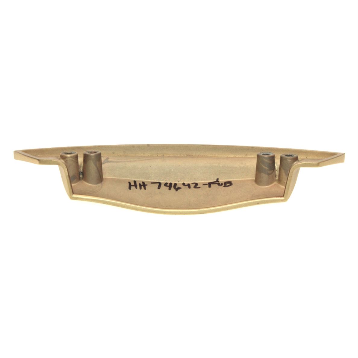 Hickory Hardware Flat Ultra Brass 3", 3 3/4" (96mm) Ctr. Cup Pull HH74642-FUB