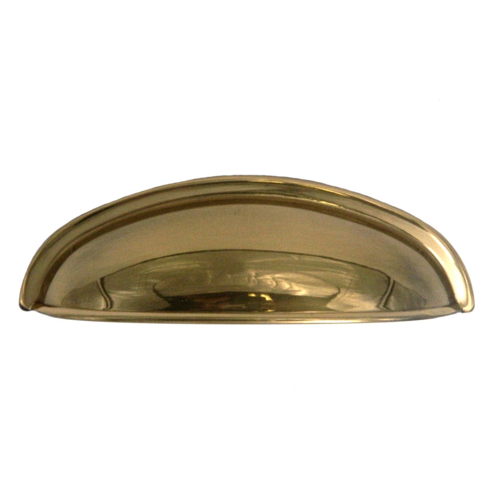 Keeler Sherwood Gabinete o cajón de muebles de latón antiguo 3 "cc Cup Pull K107