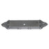 Belwith Keeler - Placa trasera rectangular para perilla de gabinete, cinta y caña de peltre envejecido, M604