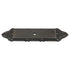 Belwith Keeler - Placa trasera rectangular para perilla de gabinete, cinta y caña de peltre envejecido, M604