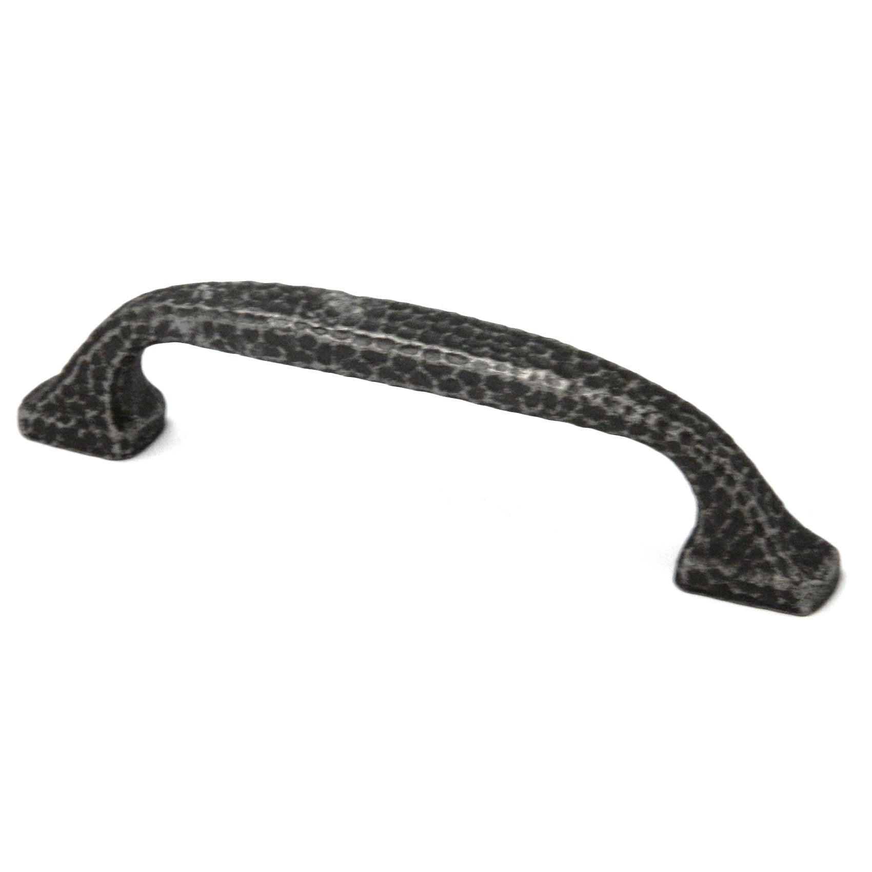 Paquete de 10 tiradores de mango de latón macizo Keeler Kingston M678 de peltre inglés antiguo de 3 3/4" (96 mm) cc