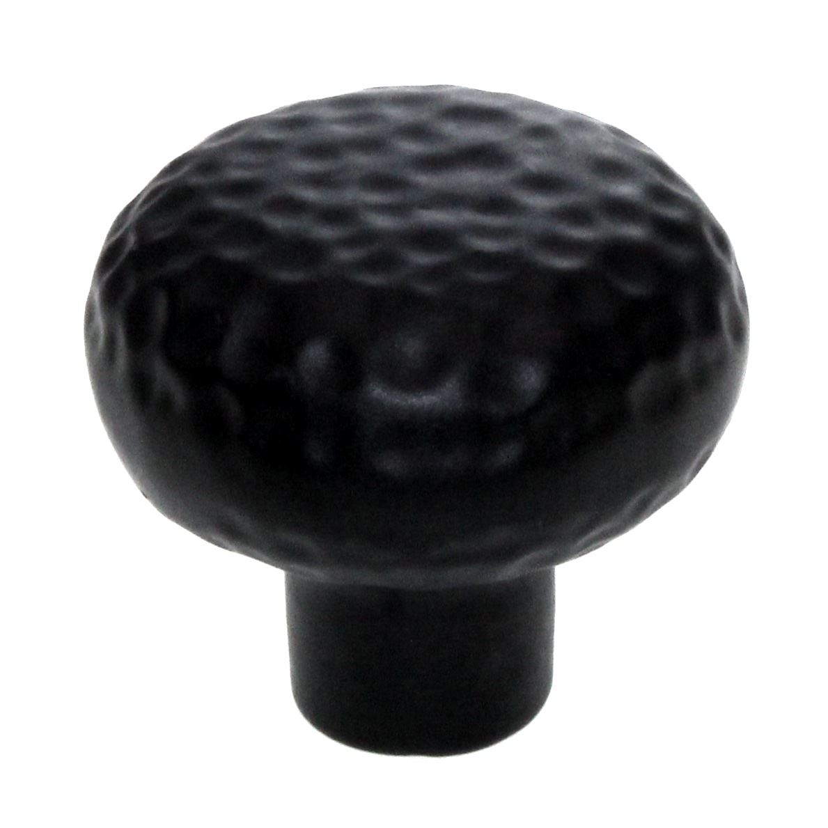 Keeler Kingston 1 1/4" Hammered Solid Brass Cabinet Knob Wrought Iron M771