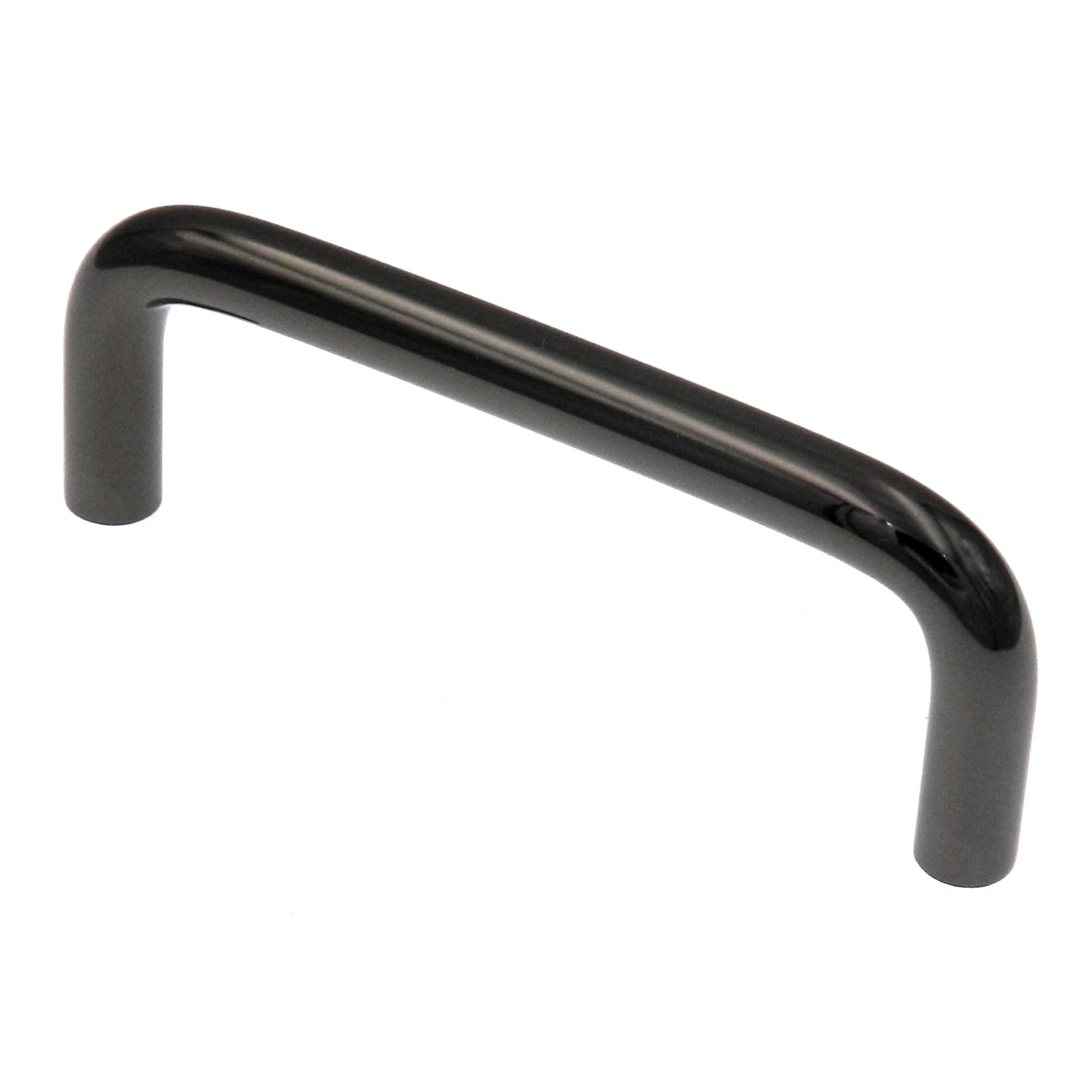 Vitrina Gabinete de níquel negro Tirador de alambre de 3"cc P1141-NB