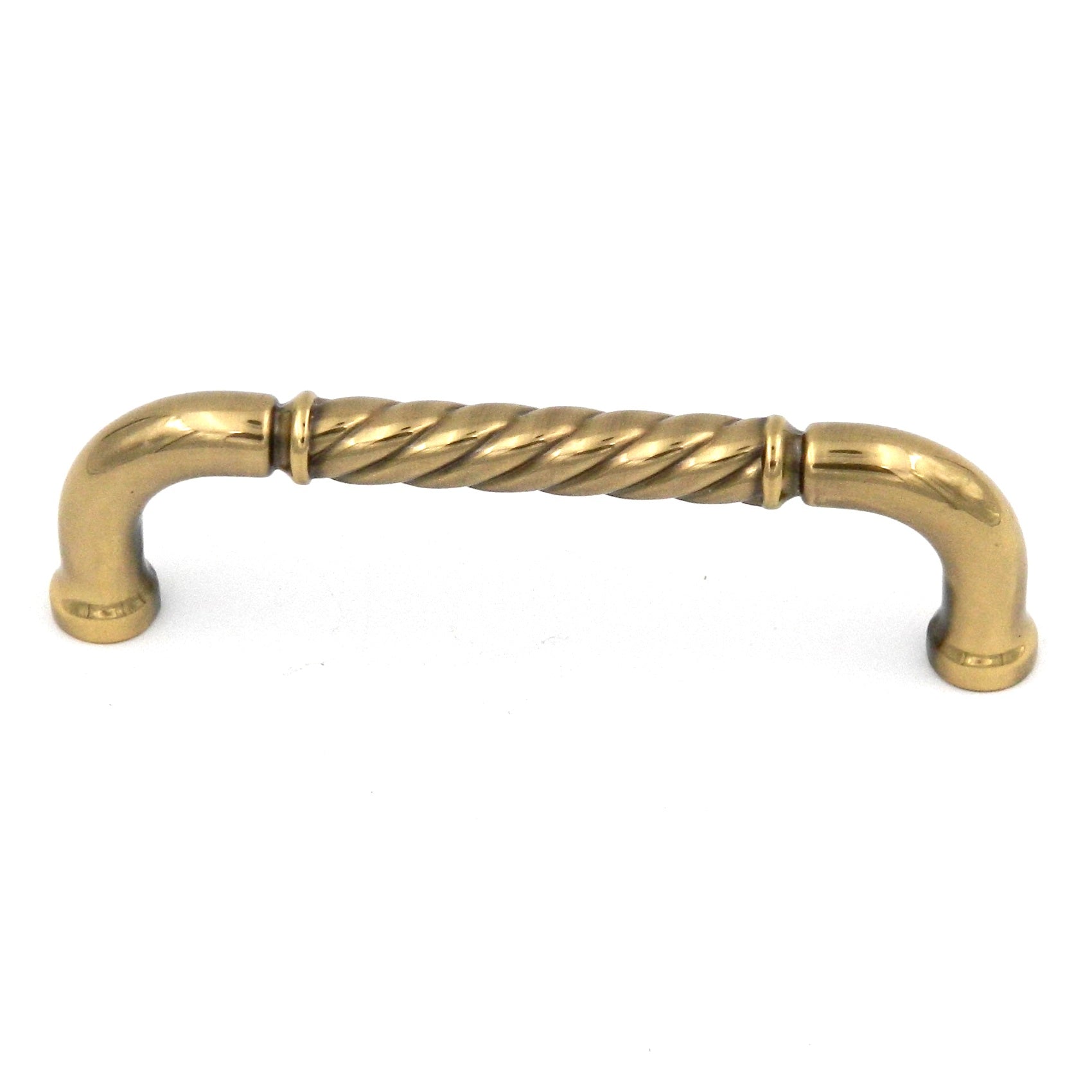 Paquete de 20 tiradores de latón macizo Belwith Keeler Annapolis P116 Sherwood de latón antiguo de 3 "cc