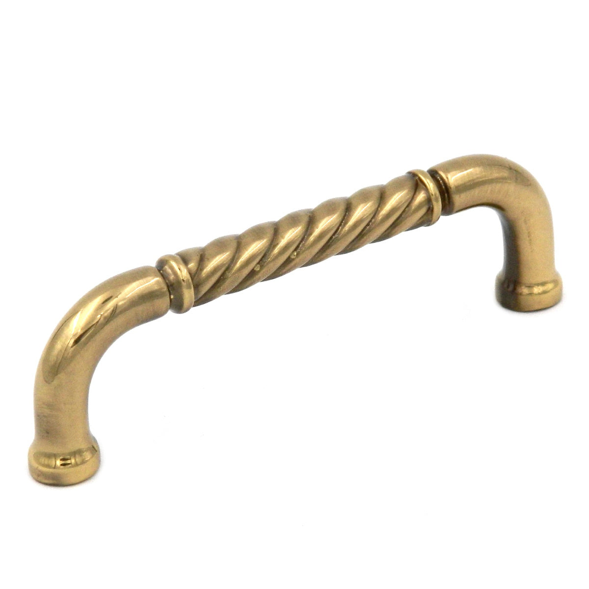 Paquete de 20 tiradores de latón macizo Belwith Keeler Annapolis P116 Sherwood de latón antiguo de 3 "cc