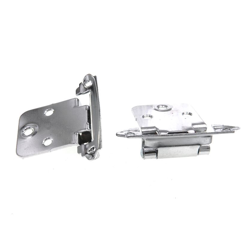 Pair Belwith Chrome Face Mount Variable Overlay Hinges Old Wing Style P144-26-76
