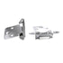 Pair Belwith Chrome Face Mount Variable Overlay Hinges Old Wing Style P144-26-76