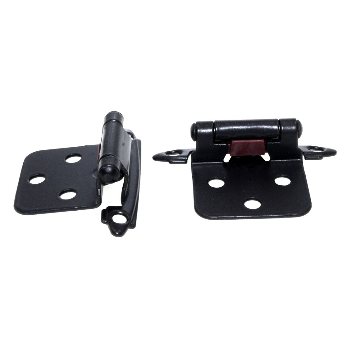 Pair Black Variable Overlay SelfClosing Flush Hinges Belwith