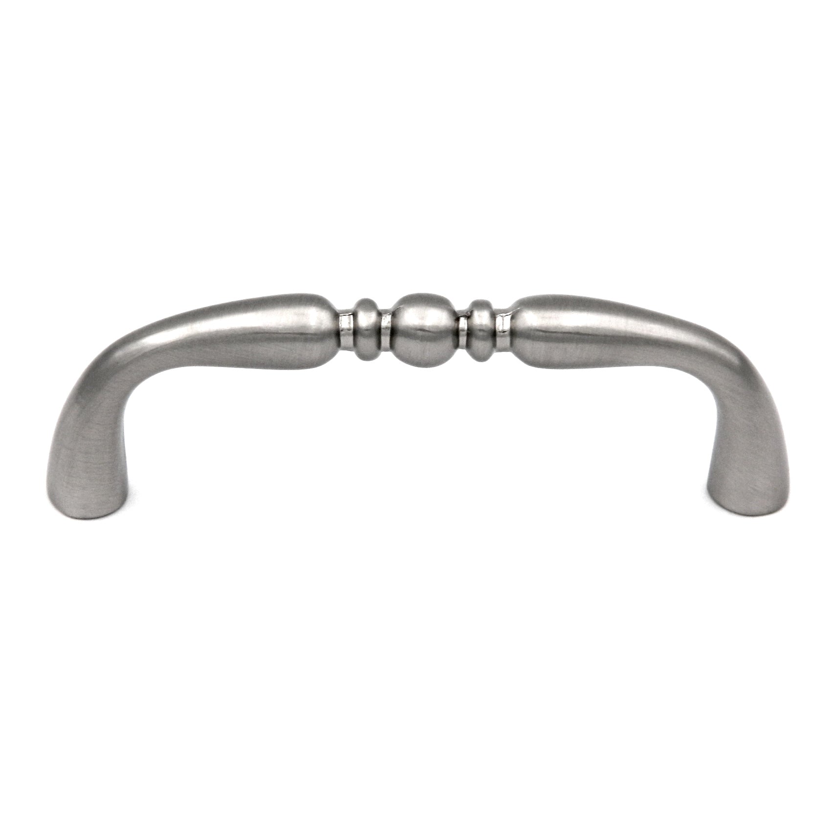 Hickory Hardware Conquest Satin Nickel Cabinet 3"cc Handle Pull P14451-SN