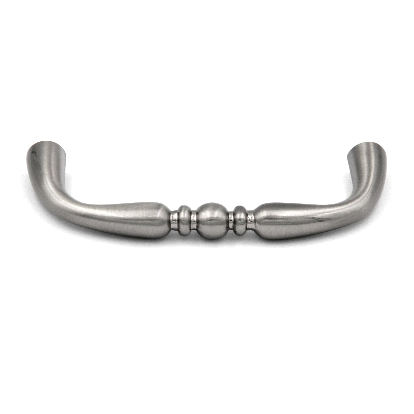 Hickory Hardware Conquest Satin Nickel Cabinet 3"cc Handle Pull P14451-SN
