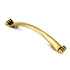Hickory Conquest P14461-LB Lustre Brass 3"cc Arch Cabinet Handle Pull