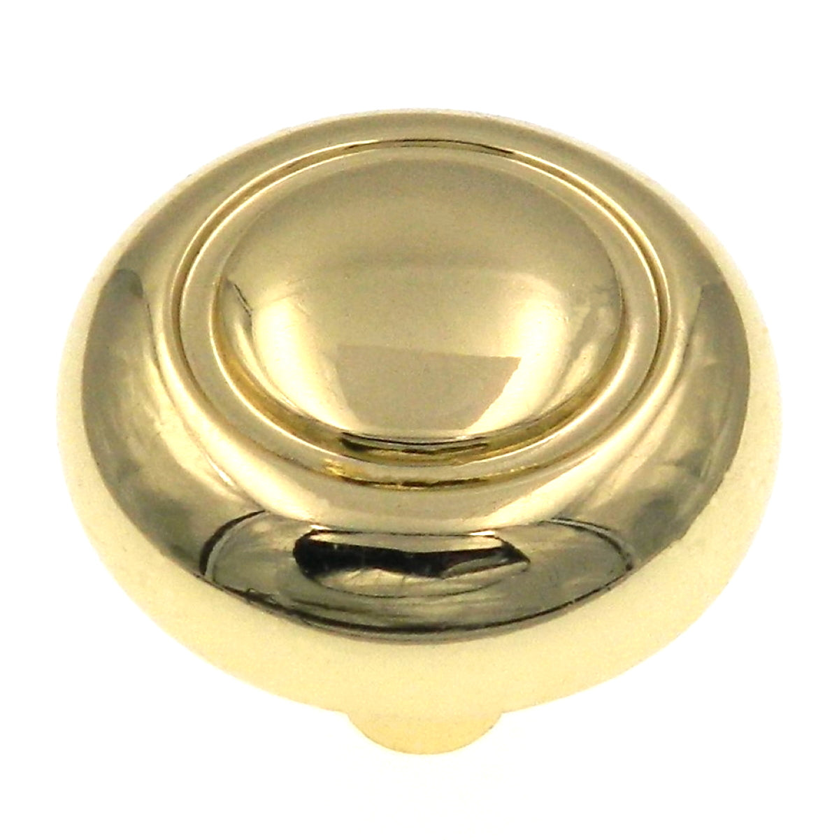 Belwith Hickory P209-UB Ultra Brass 1 1/4" Tiradores de perilla para gabinete tipo hongo Eclipse