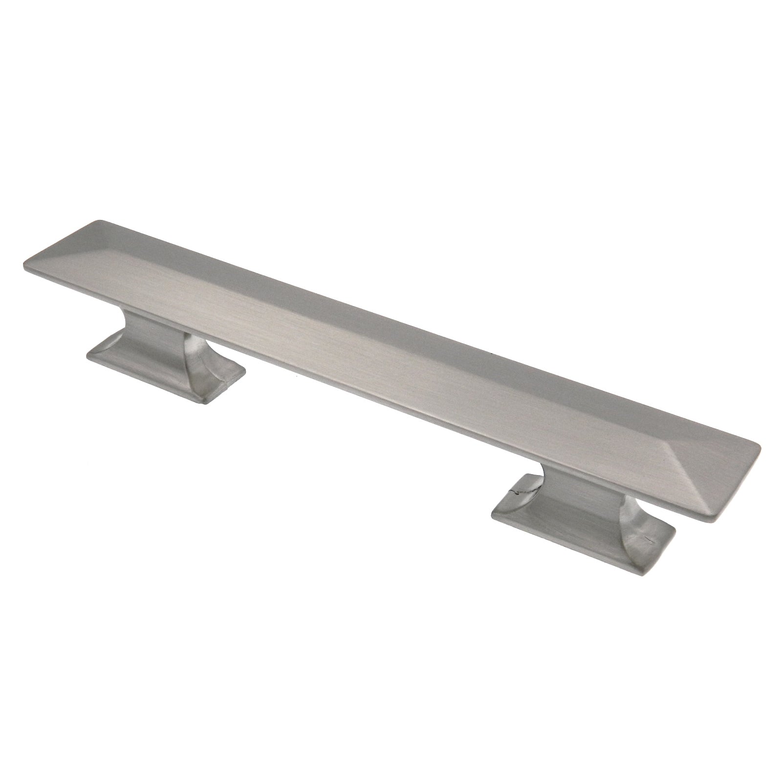 Hickory Hardware Bungalow Níquel satinado 3 3/4" (96 mm) cc Prisma Gabinete Bar Pull P2154-SN