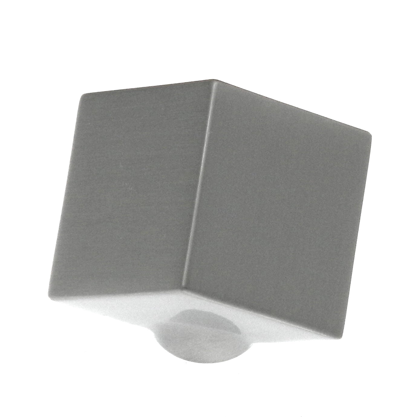 Hickory Hardware Euro-Contemporary P2160-SS - Pomo cuadrado de acero inoxidable de 1 1/2"