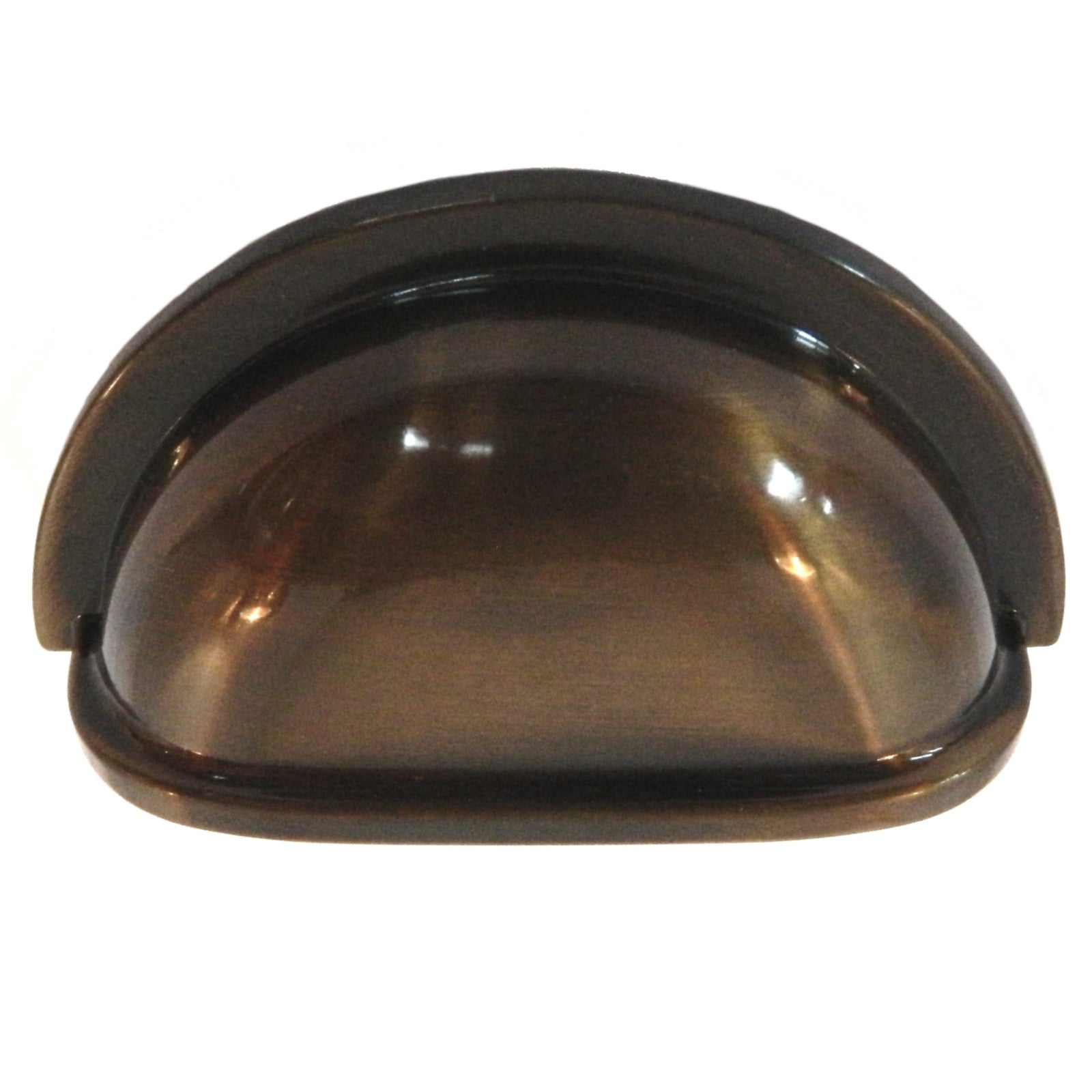 Vitrina Gabinete o cajón de muebles de latón inglés antiguo Tirador de taza de 3 "cc P2769-AEH