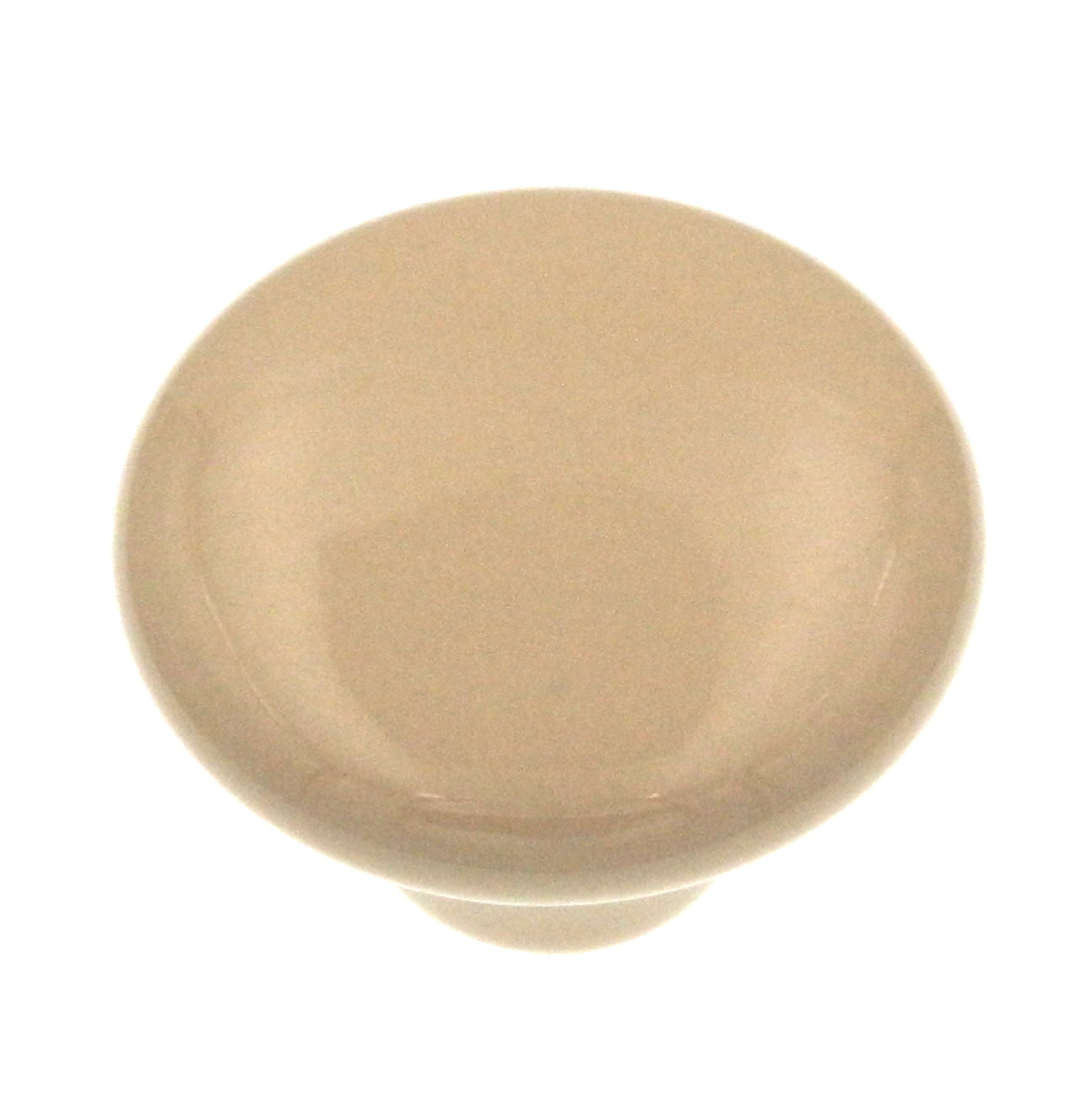 Hickory Hardware Tranquility Almond - Pomo redondo para gabinete de porcelana (1 1/2 pulgadas, P29-AD)