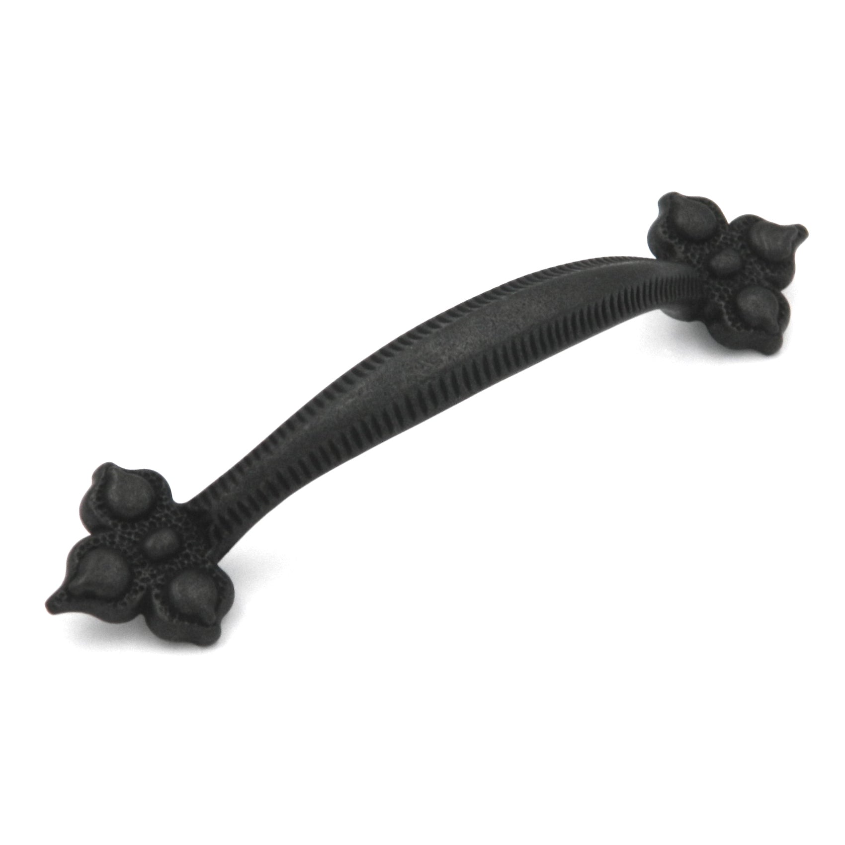 Keeler Spanish Gothic P3021-BMA Black Mist Antique 3 3/4" (96mm)cc Solid Brass Handle Pull