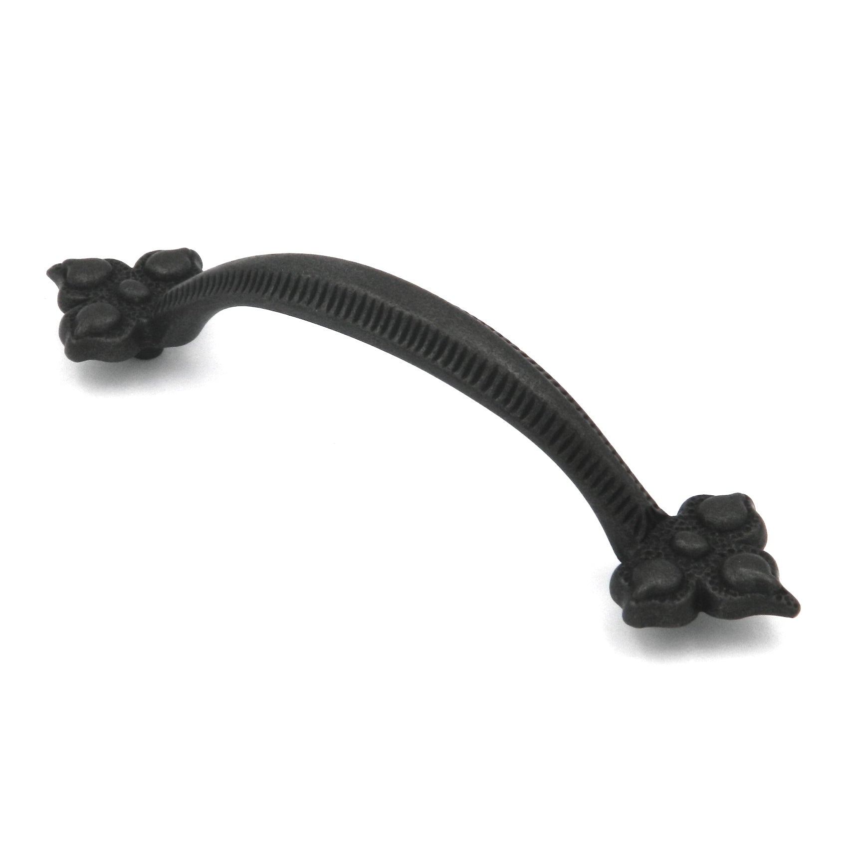 Keeler Spanish Gothic P3021-BMA Black Mist Antique 3 3/4" (96mm)cc Solid Brass Handle Pull