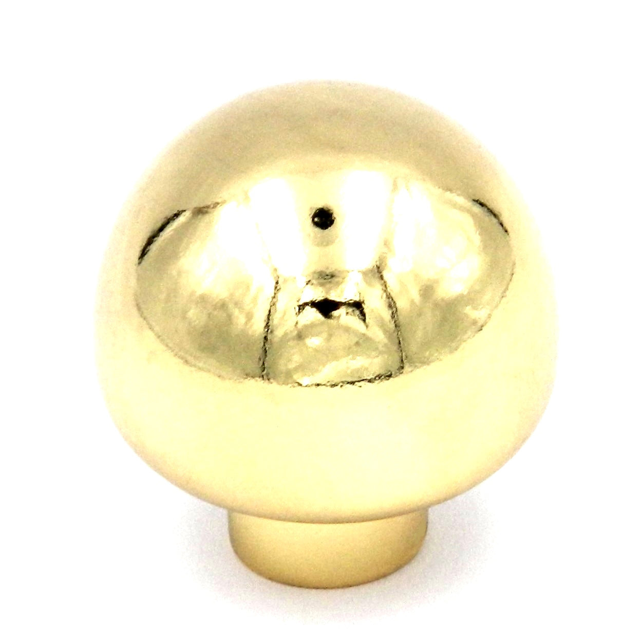 Hickory Hardware Ecléctico latón pulido redondo 1 1/4" perilla P307-3