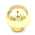 Hickory Hardware Ecléctico latón pulido redondo 1 1/4" perilla P307-3