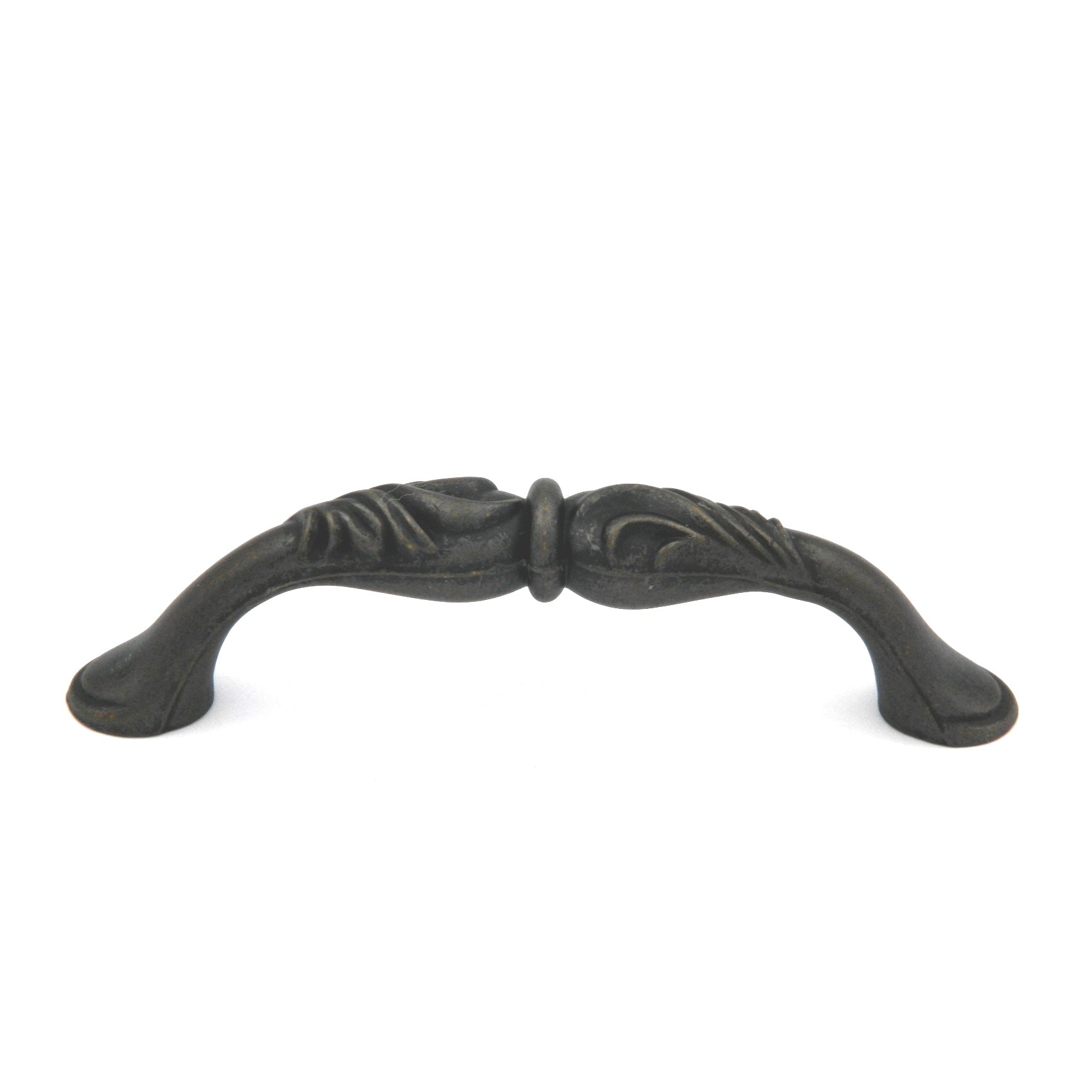 Hickory Mayfair P3092-WOA Windover Antique 3 3/4" (96 mm) cc Tirador de manija de gabinete adornado con arco