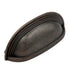 Hickory Deco P3104-DAC Tirador de copa de gabinete de cobre antiguo oscuro de 3 ", 3 3/4" (96 mm) cc