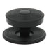 Hickory Hardware Encore P3122-MB - Pomo redondo con anilla para gabinete, color negro mate, 1 3/4"