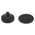 Hickory Hardware Encore P3122-MB - Pomo redondo con anilla para gabinete, color negro mate, 1 3/4"