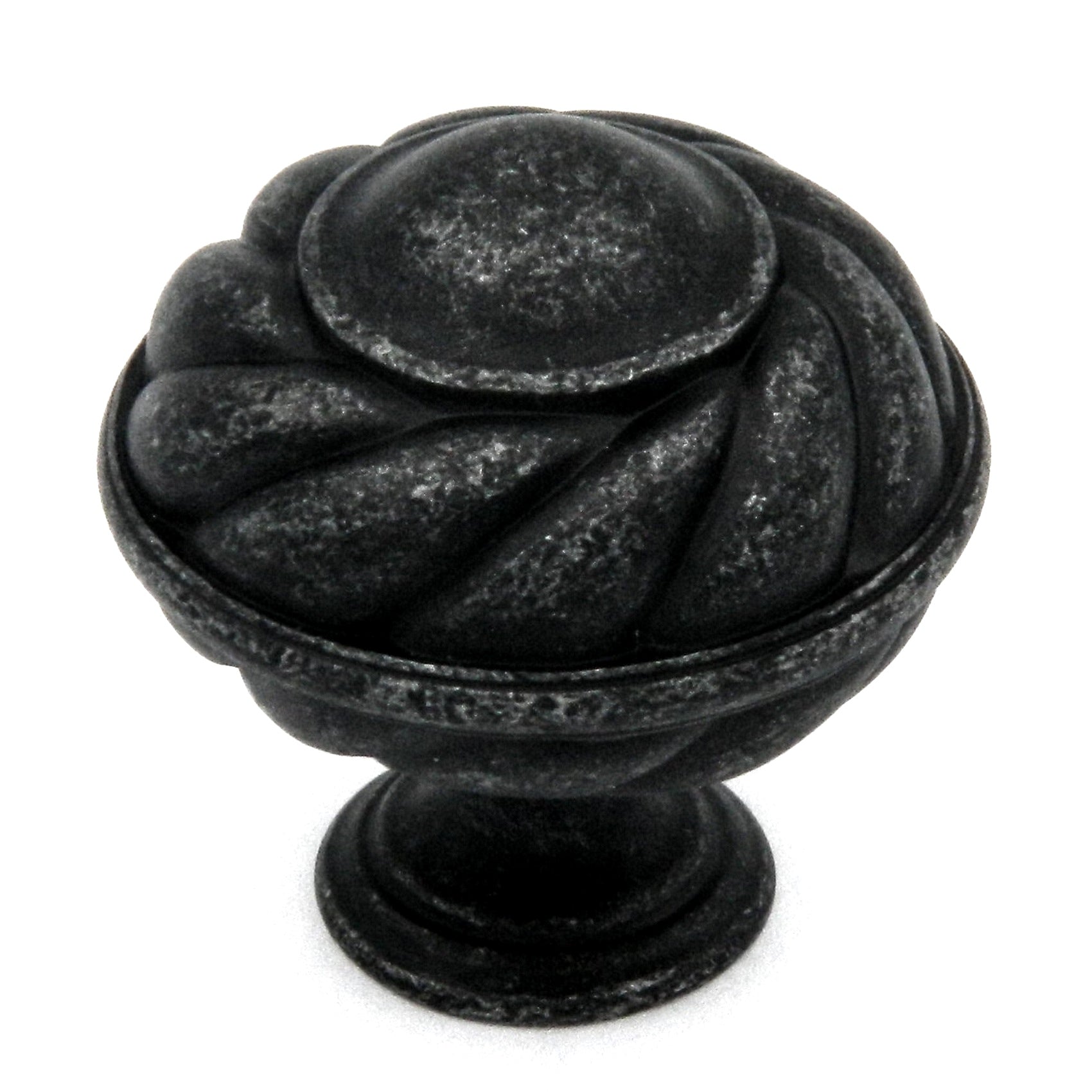 Hickory Hardware Cumberland P3163-VP - Pomo redondo de peltre para gabinete (1 1/4 pulgadas)