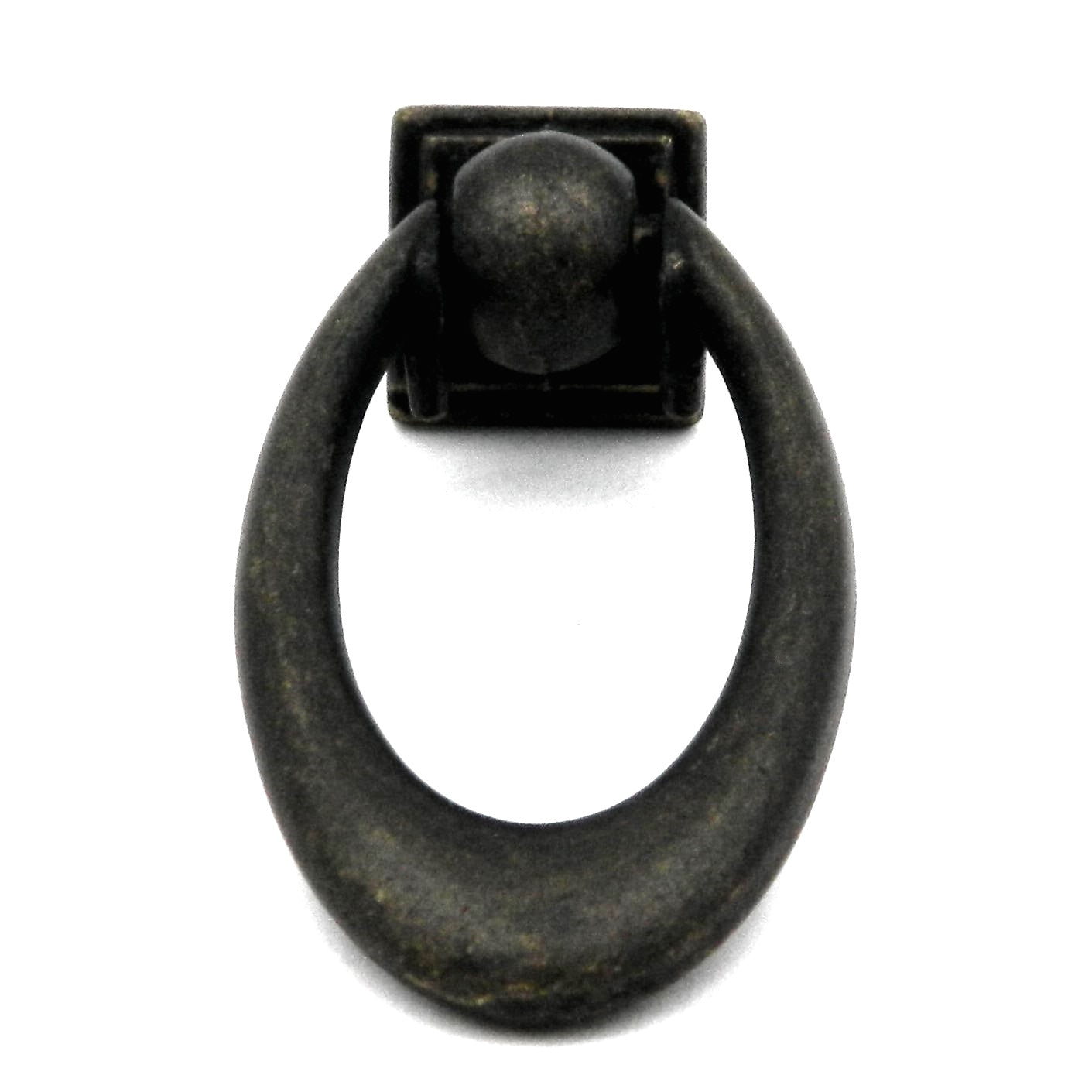 Paquete de 10 perillas de gabinete ovaladas envejecidas de Hickory Hardware Camarilla de 2 1/4" P3191-WOA