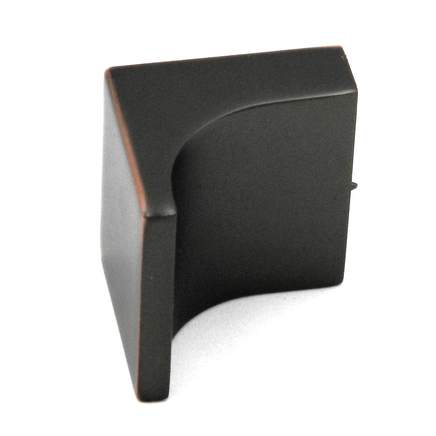 Paquete de 10 perillas de dedo de bronce aceitado Hickory Swoop de 1 1/4" P3330-OBH