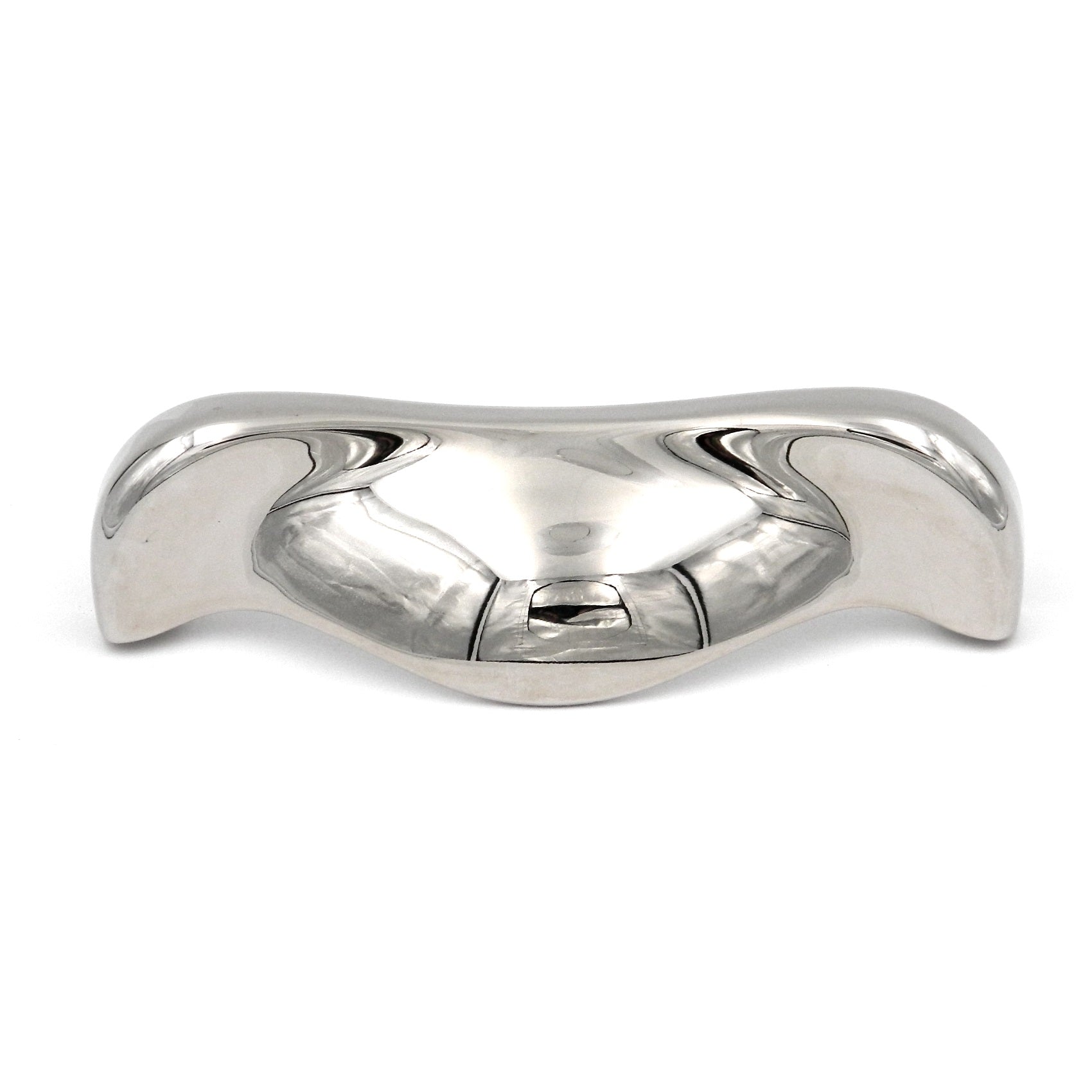 P3345-14 Níquel brillante 3"cc, 3 3/4"cc y 5"cc Tirador de copa para gabinete Hickory Triomphe