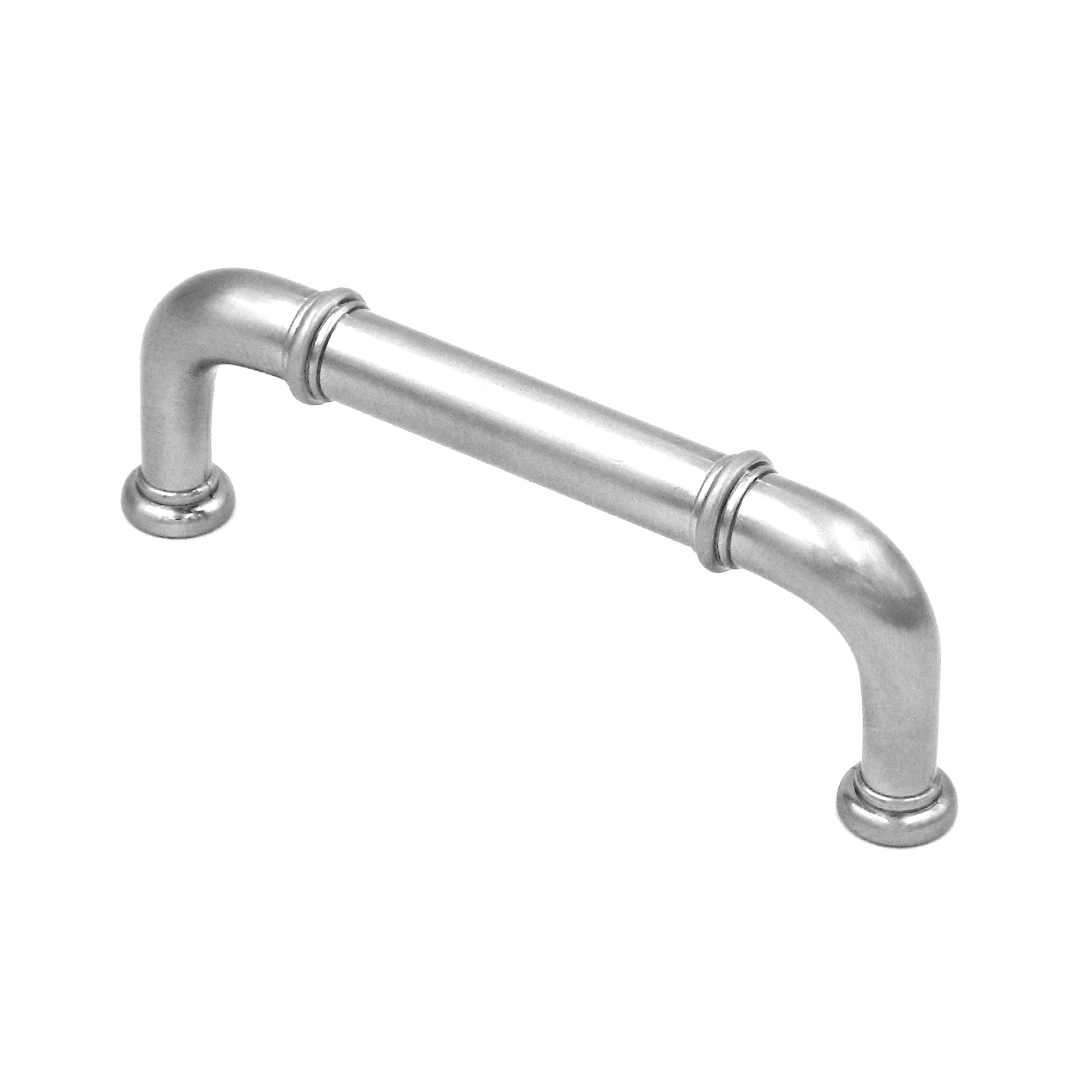 Hickory Hardware Cottage P3382-SN - Tirador para gabinete (níquel satinado, 3.0 in)