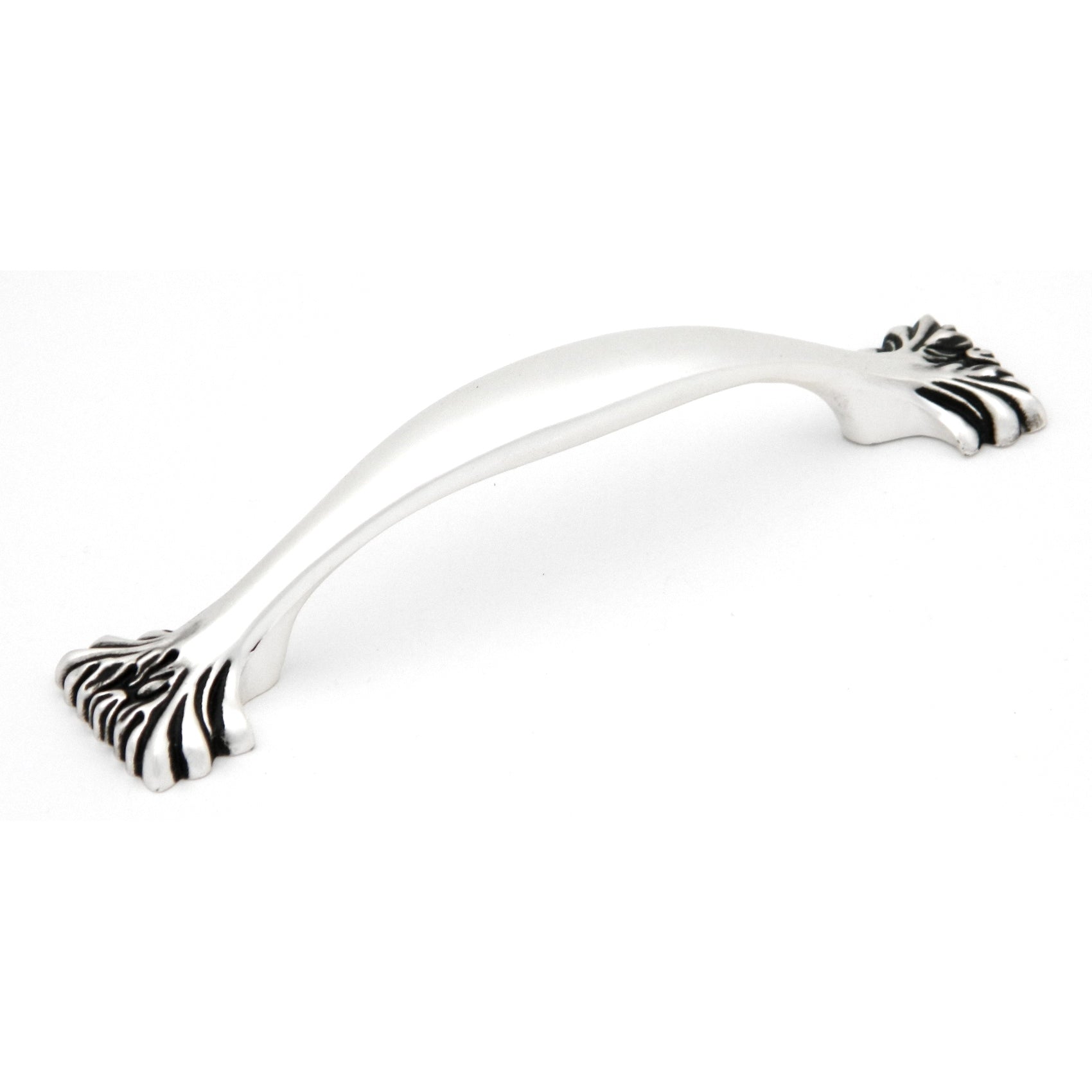 Hickory Hardware Ithica Satin Antique Silver Cabinet 3 3/4" (96mm)cc Handle Pull P3432-SAS