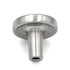 Hickory Hardware Loft 1" Satin Nickel and Black Round Smooth Cabinet Knob P3440-SNB