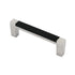 Hickory Hardware Loft Black and Satin Nickel Cabinet 3"cc Handle Pull P3441-SNB