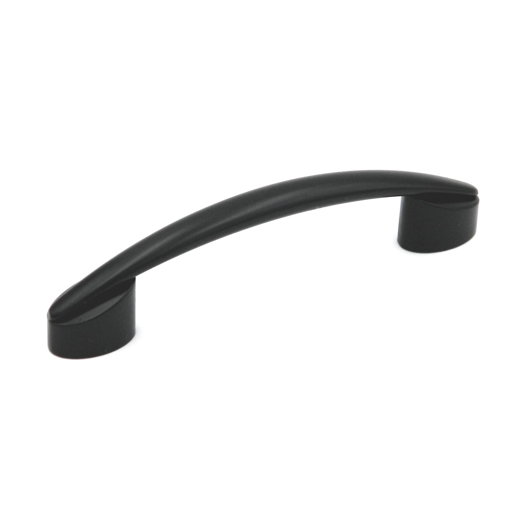 Hickory Hardware Luna Matte Black Cabinet  3", 3 3/4" (96mm)cc Handle Pull P3447-MB