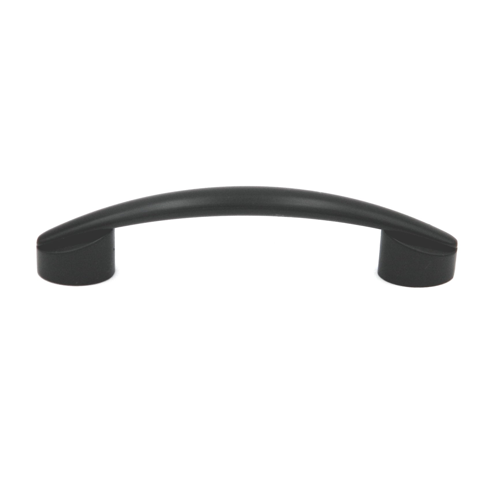 Hickory Hardware Luna Matte Black Cabinet  3", 3 3/4" (96mm)cc Handle Pull P3447-MB