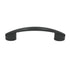 Hickory Hardware Luna Matte Black Cabinet  3", 3 3/4" (96mm)cc Handle Pull P3447-MB