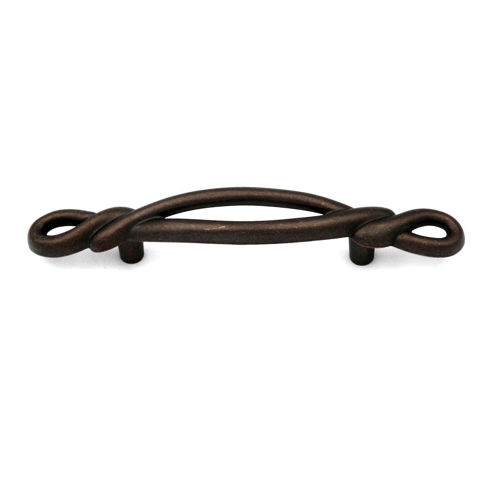 Hickory Hardware French Twist P3451-DAC - Gabinete de cobre antiguo oscuro con mango de 3.0 in