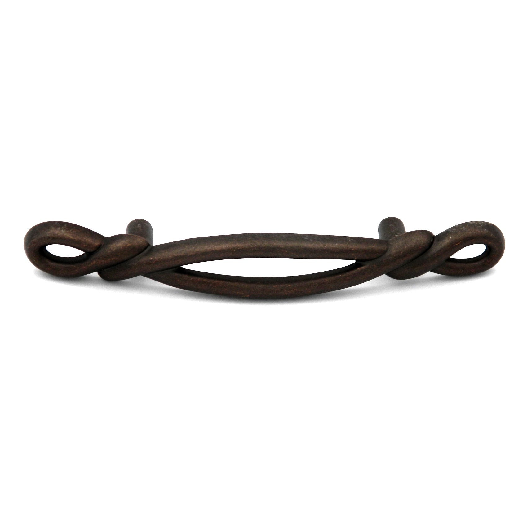 Hickory Hardware French Twist P3451-DAC - Gabinete de cobre antiguo oscuro con mango de 3.0 in