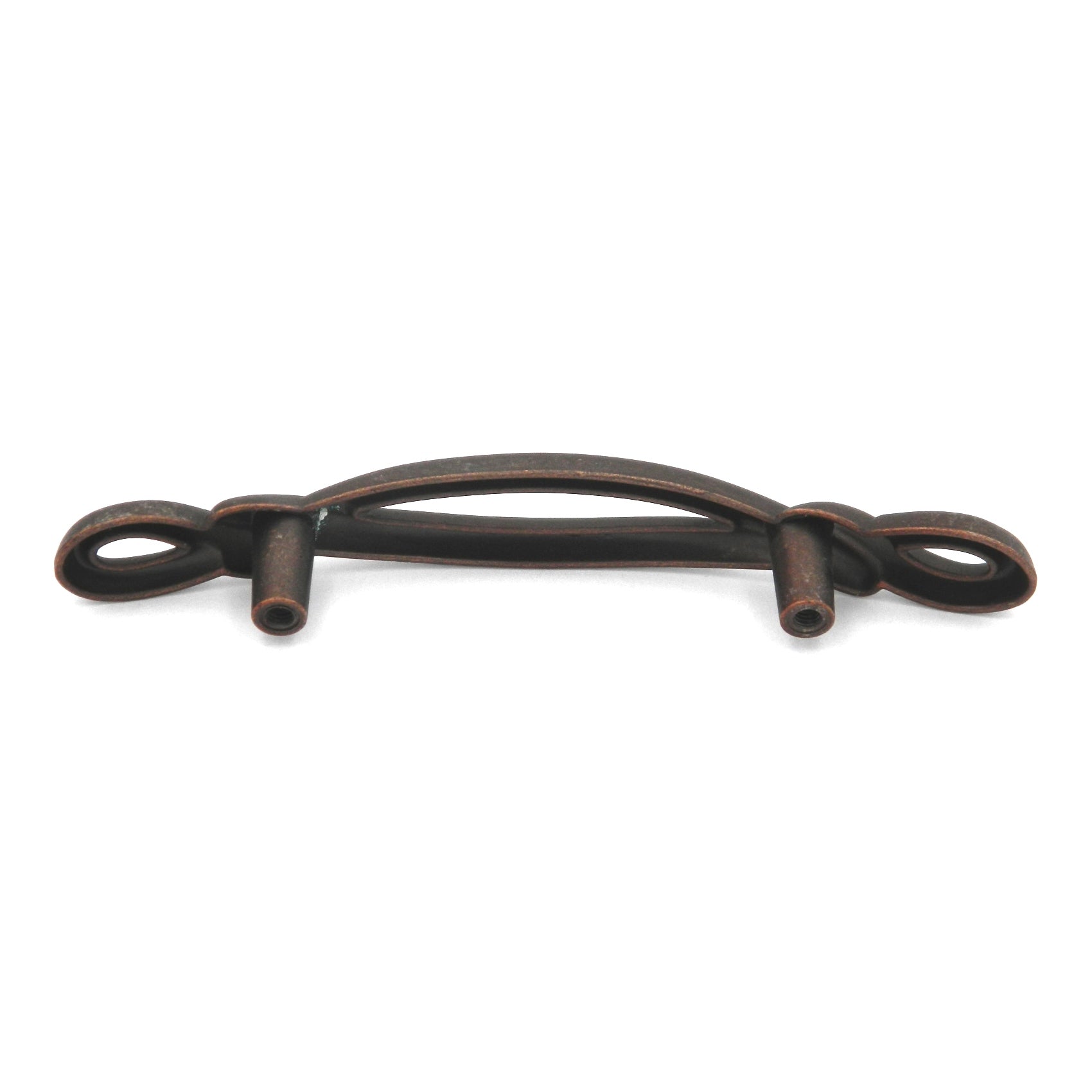 Hickory Hardware French Twist P3451-DAC - Gabinete de cobre antiguo oscuro con mango de 3.0 in