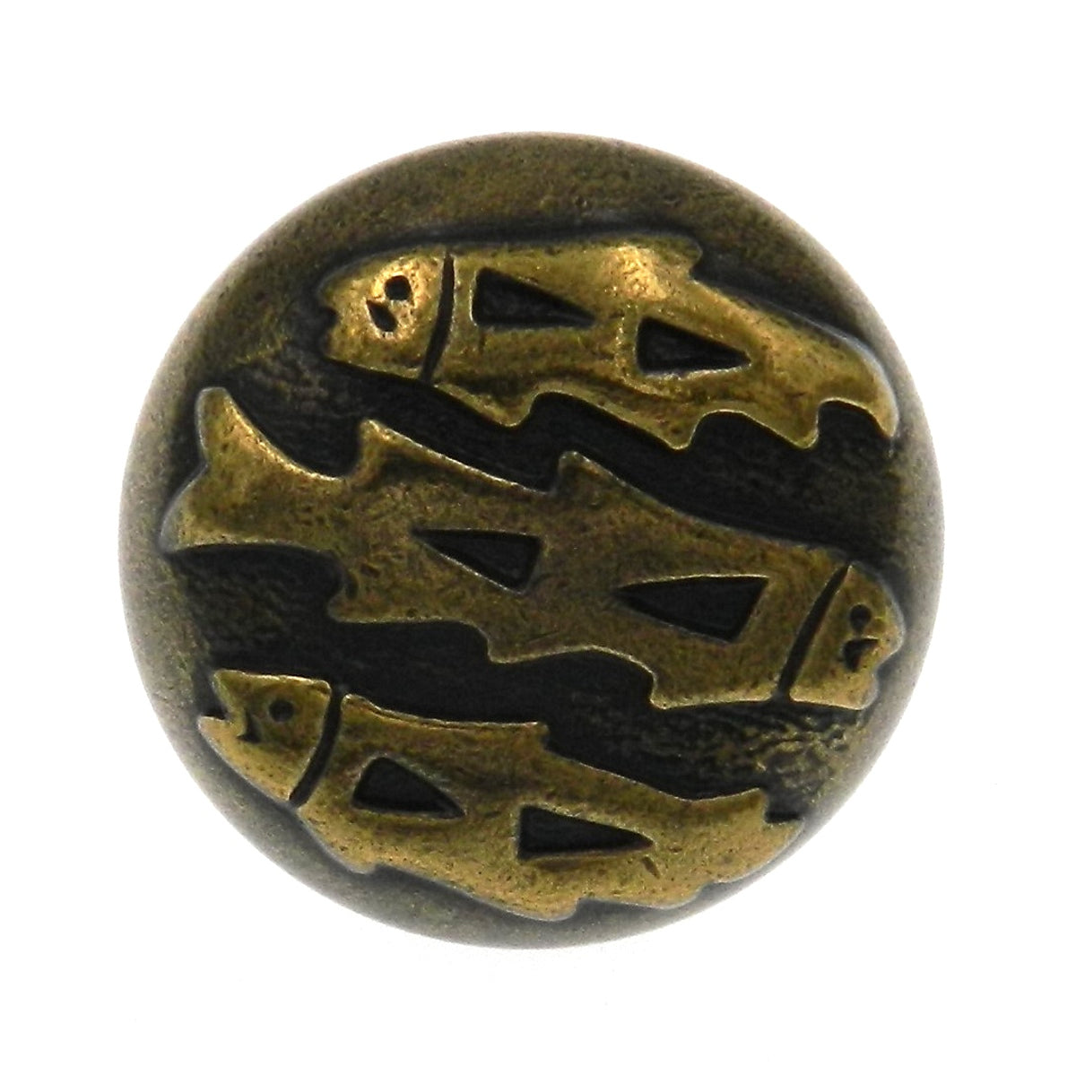 Hickory Hardware Southwest Lodge Blackened Brass Medallion 1 1/4" Cabinet Knob P374-BBM