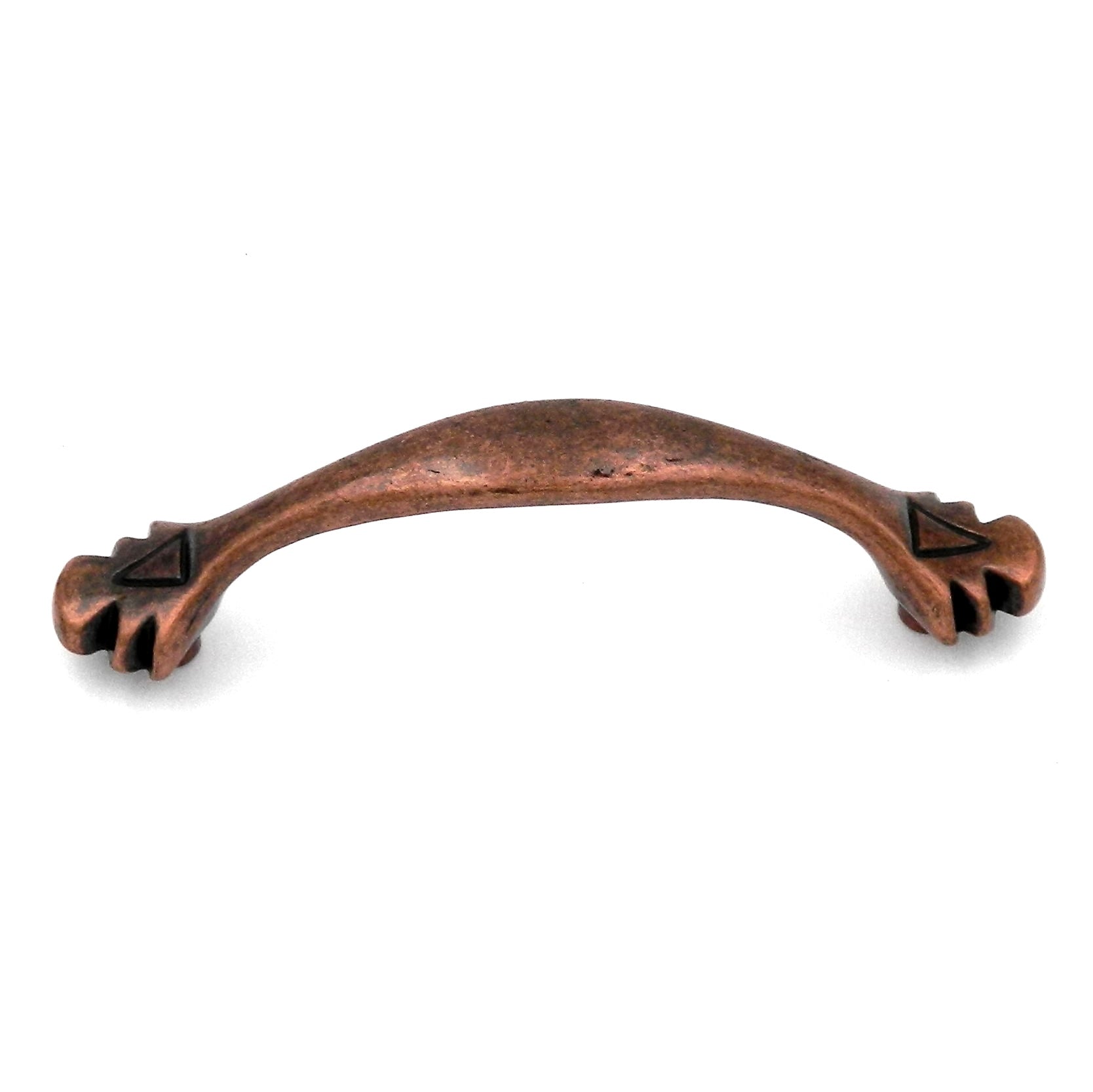 Hickory Hardware Southwest Lodge Antique Copper 3"cc Cabinet Pull P384-AC