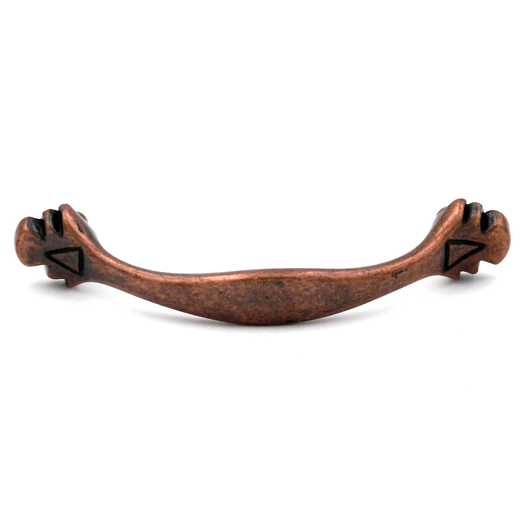 Hickory Hardware Southwest Lodge Antique Copper 3"cc Cabinet Pull P384-AC
