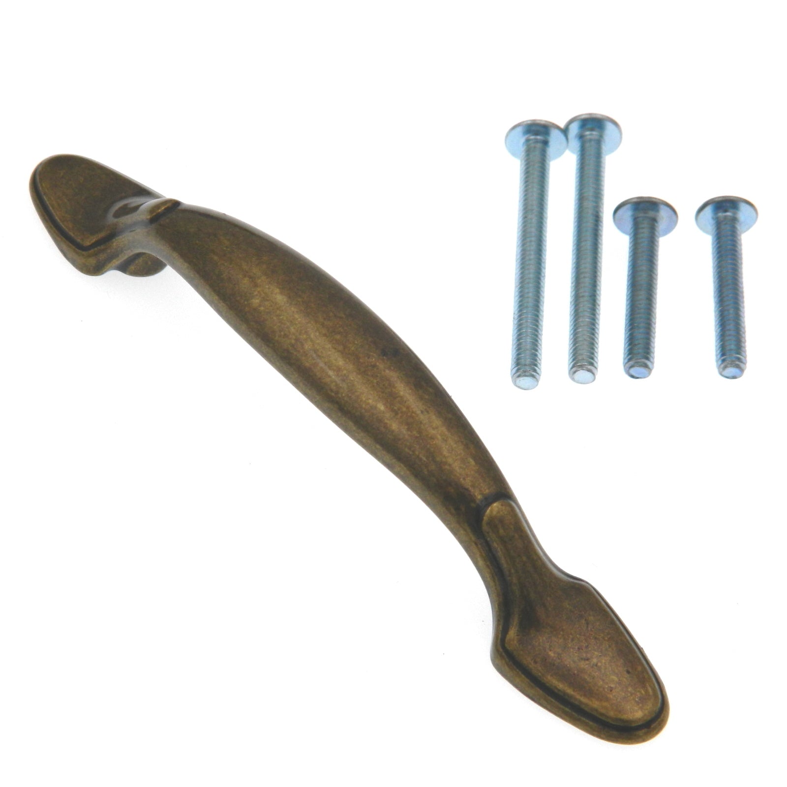 Tirador con mango de 3 "cc con patas inglesas antiguas con borde decorativo Liberty P40051C-AE-C5