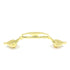 10 Pack Hickory Polished Accents Polished Brass 3"cc Cabinet Handle P557-PB