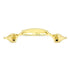 10 Pack Hickory Polished Accents Polished Brass 3"cc Cabinet Handle P557-PB