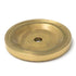 Hickory Hardware Annapolis latón pulido 1 1/2" placa trasera de perilla de latón macizo P6
