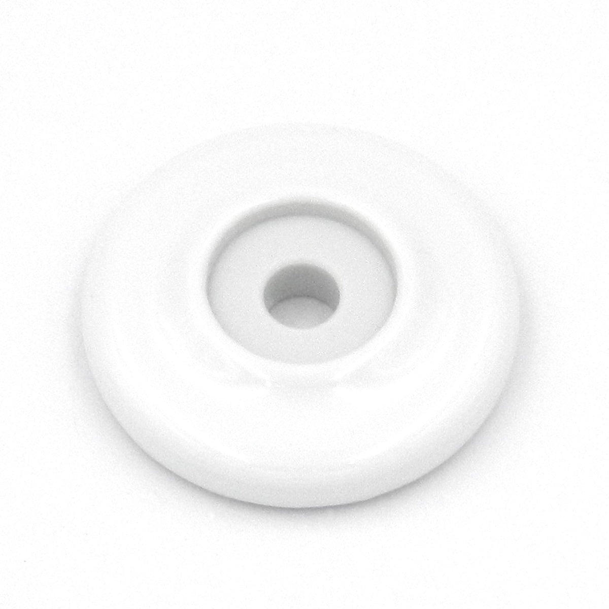 Hickory Hardware English Cozy White Porcelain 1 5/8" Cabinet Knob Backplates P68-W